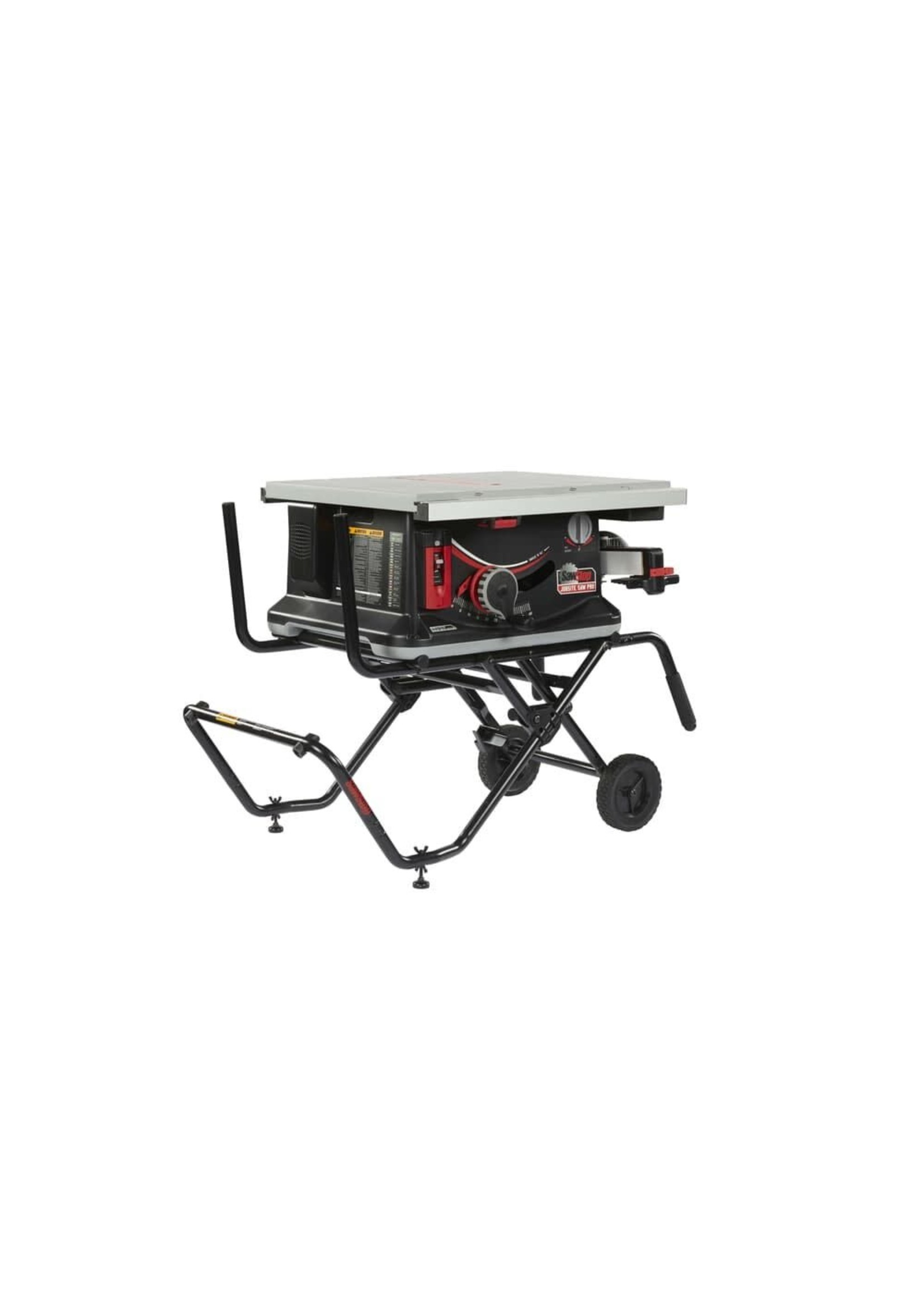 Saw Stop JSS-120A60 Jobsite Saw PRO 1.5HP, 120V, 60Hz Inc. Cart & Dust Guard
