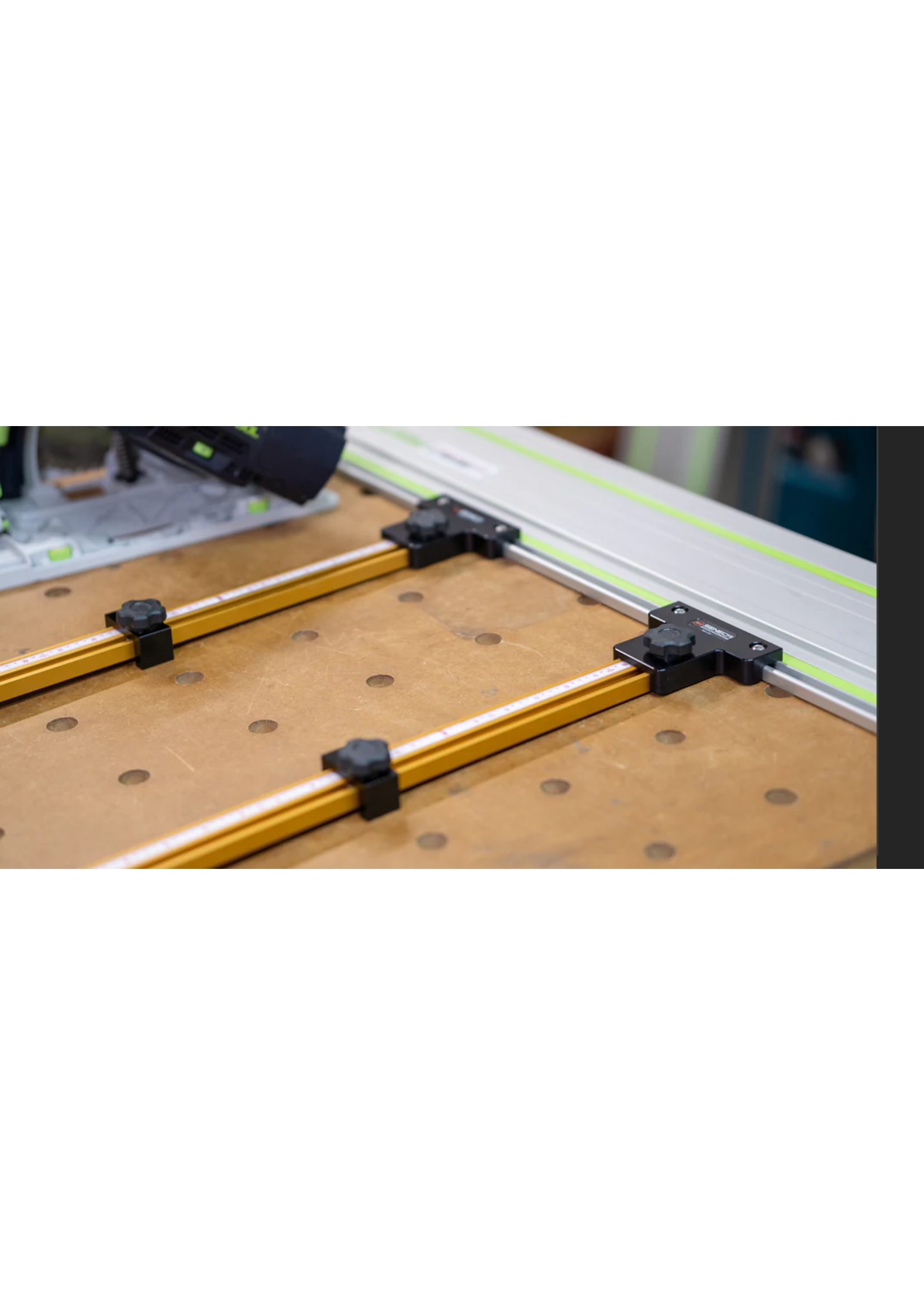 Seneca Parallel Guide System for Festool and Makita track  (Dual fit; includes 24" Imperial T-Track)