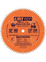 CMT P10080 CMT ITK plus 10” melamine and ultra finish saw blade 80 teeth 5/8 arbor