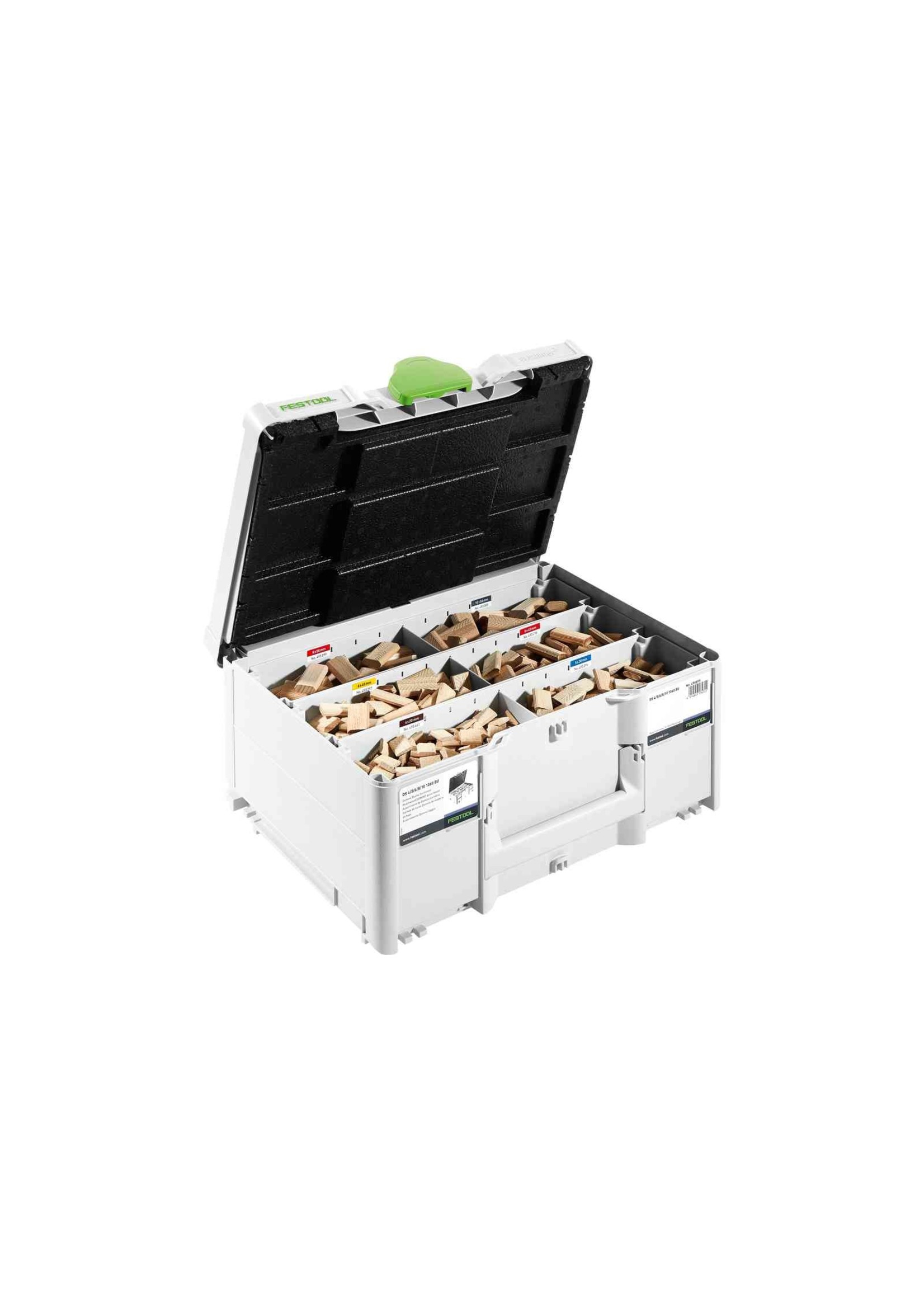Festool 576794 Beech DOMINO Tenons Assortment DS 4/5/6/8/10 1060 BU