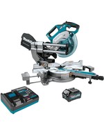 Makita GSL02M1 40V max XGT® Brushless Cordless 8-1/2" Dual-Bevel Sliding Compound Miter Saw Kit, AWS® Capable, with one battery (4.0Ah)