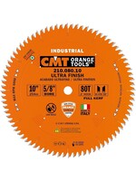 CMT 210.080.10 MELAMINE & FINE CUT 10x0.126/0.087x5/8inch T=80 HiATB 38°