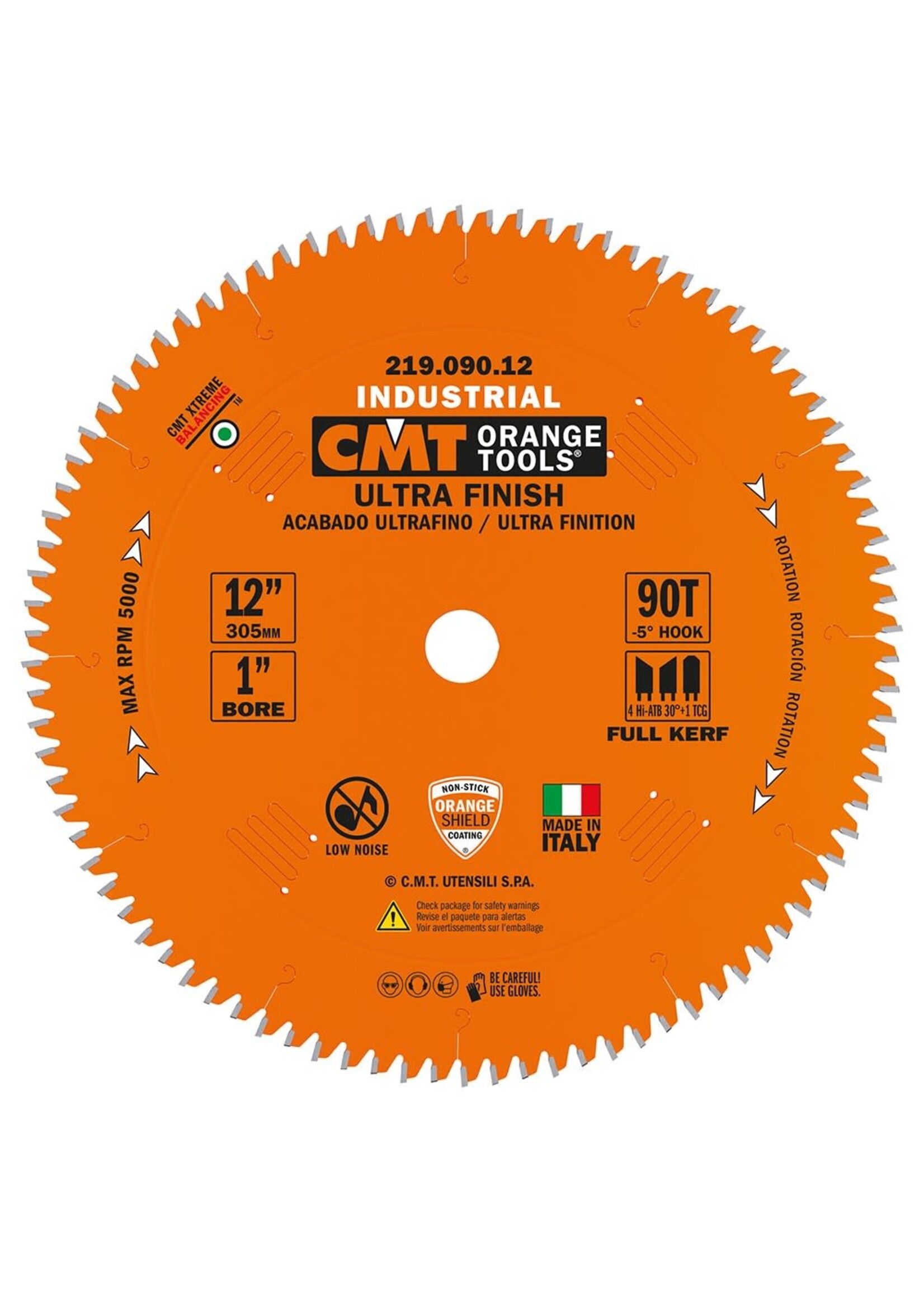 CMT 221.060.10 CABINETSHOP BLADE 10x0.126/0.087x5/8inch T=60 TCG