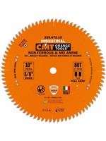 CMT 225.672.10 NON FERROUS BLADE 10x0.126/0.098x5/8inch T80 TCG -6° NEG
