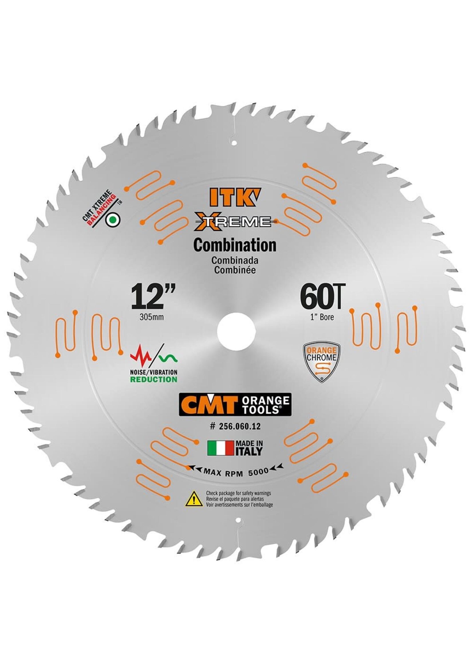 CMT 256.060.12 CIRCULAR SAW ITK COMBINATION 12"x60x1"