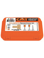 CMT 811.001.11 3-PCS PLYWOOD GROOVE SET S=1/4" D=15/64-31/64-23/32inch