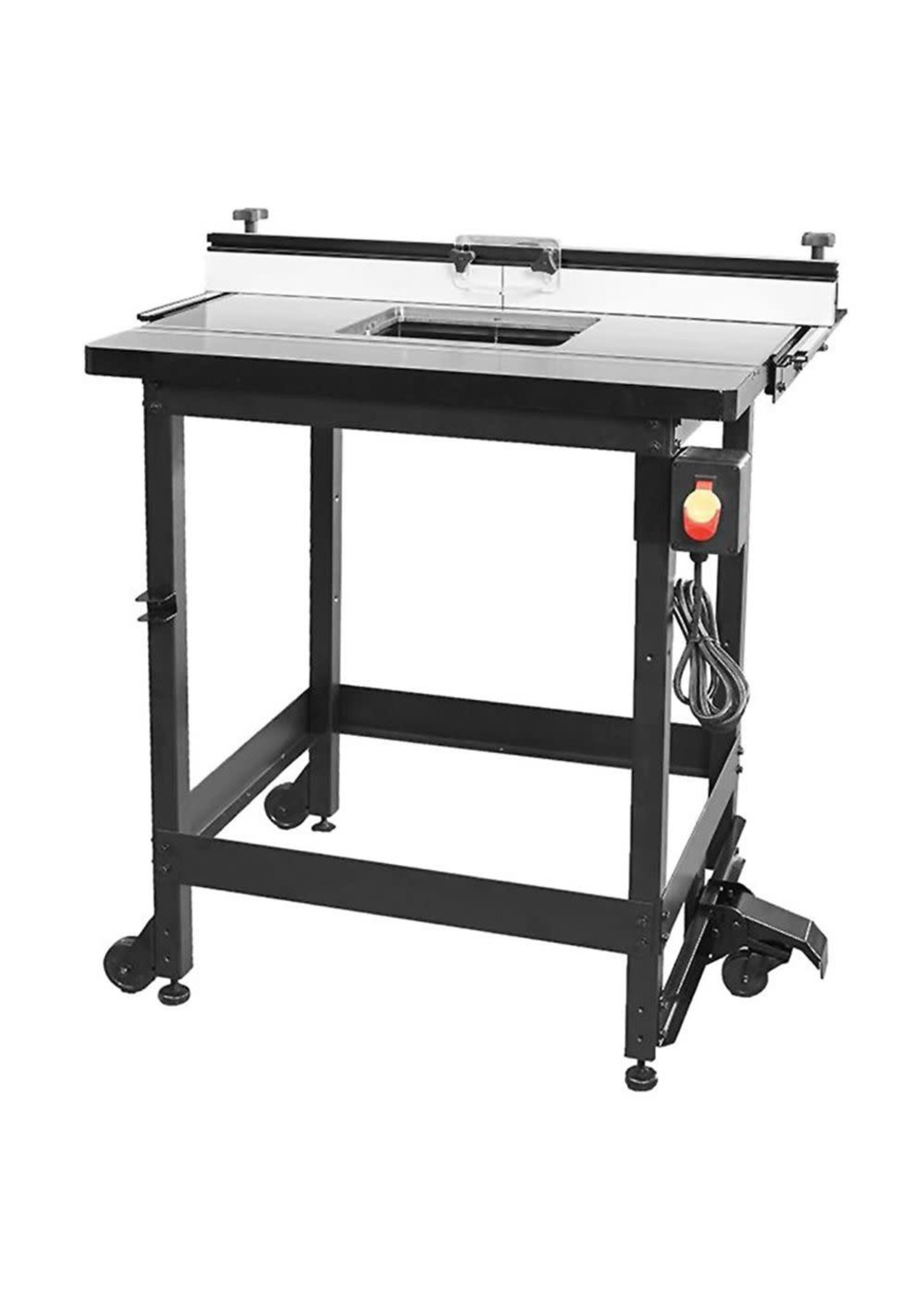 Saw Stop RT-FS Standalone Cast Iron Router Table - Power Switch in Stand (INCLUDED IN BOX: RT-F32,  RT-STF, RT-C32)