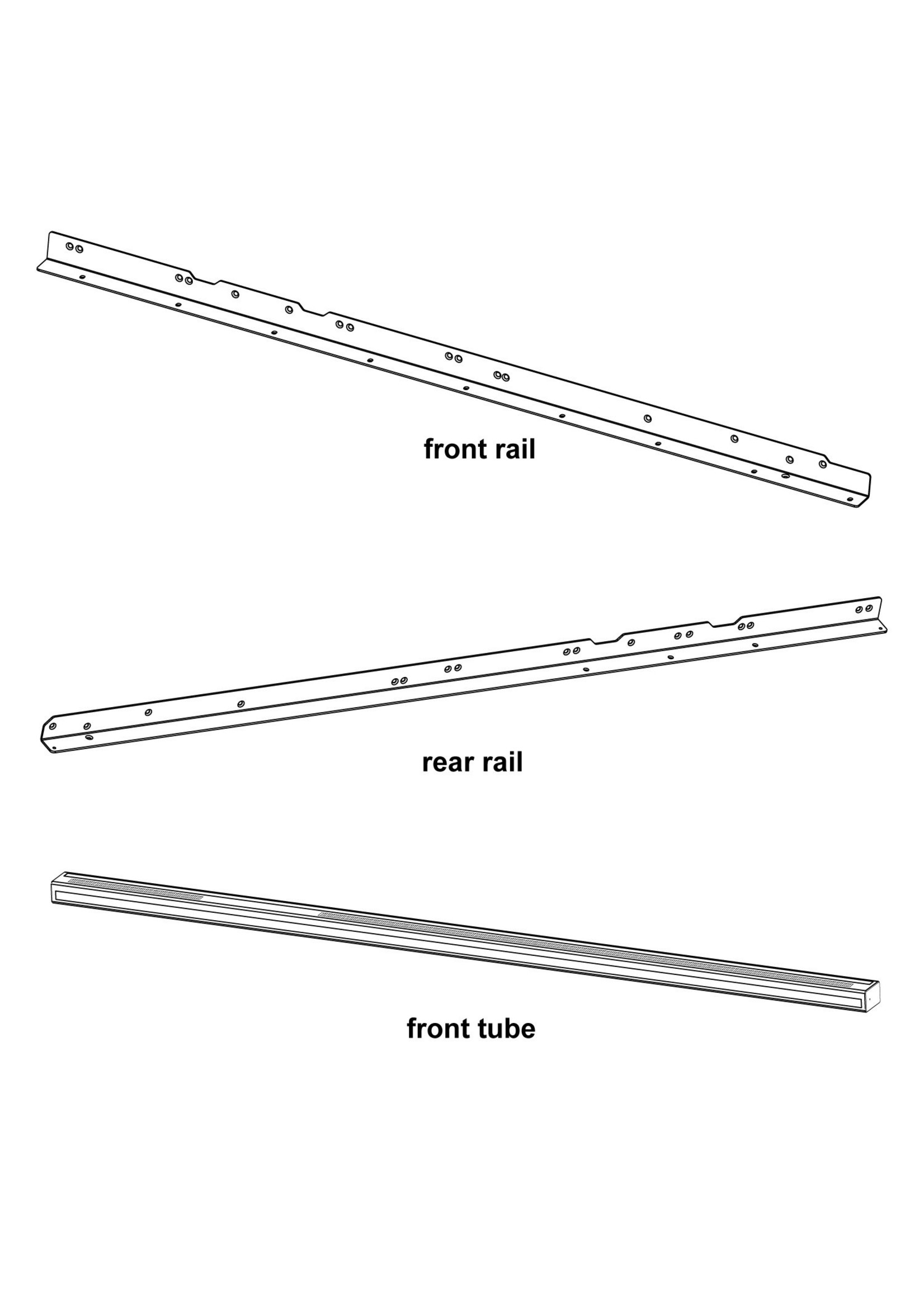 Saw Stop TGP2-R52A2 Professional 52” Rails Assembly