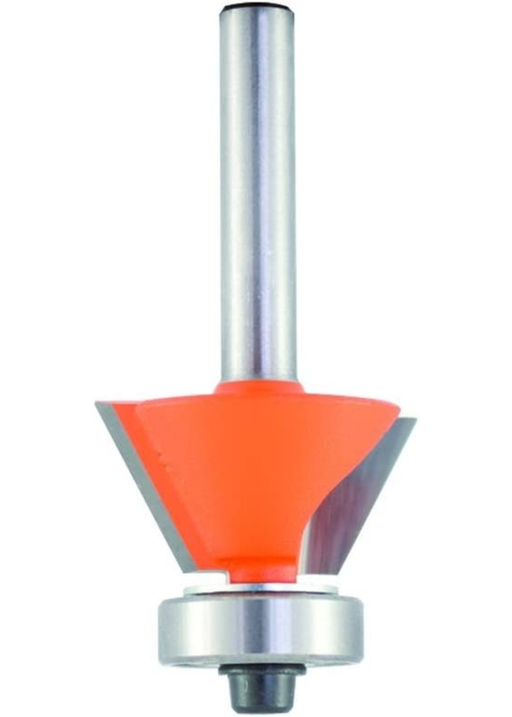 CMT 809.025.11 COMBINATION TRIMMER BIT 25°Z3 S=1/4" D=3/4x13/32inch RH W/B.