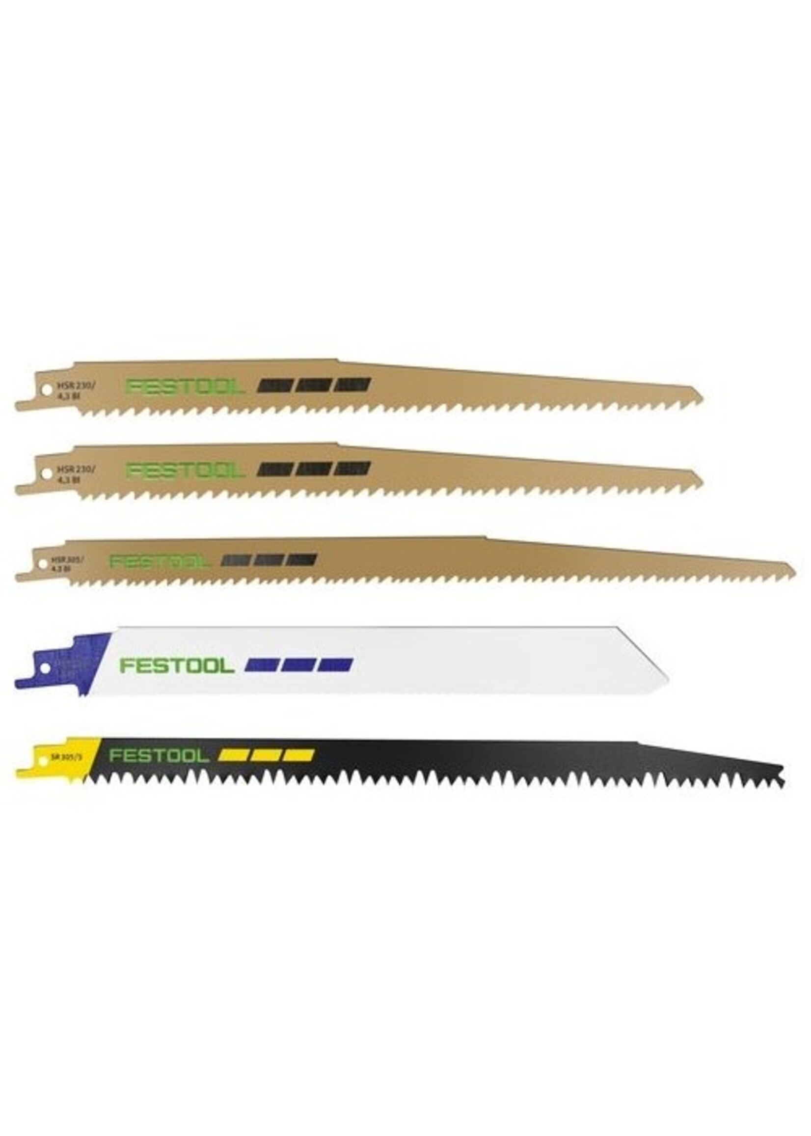 Festool 577496  Reciprocating saw blade set RS-Sort/5
