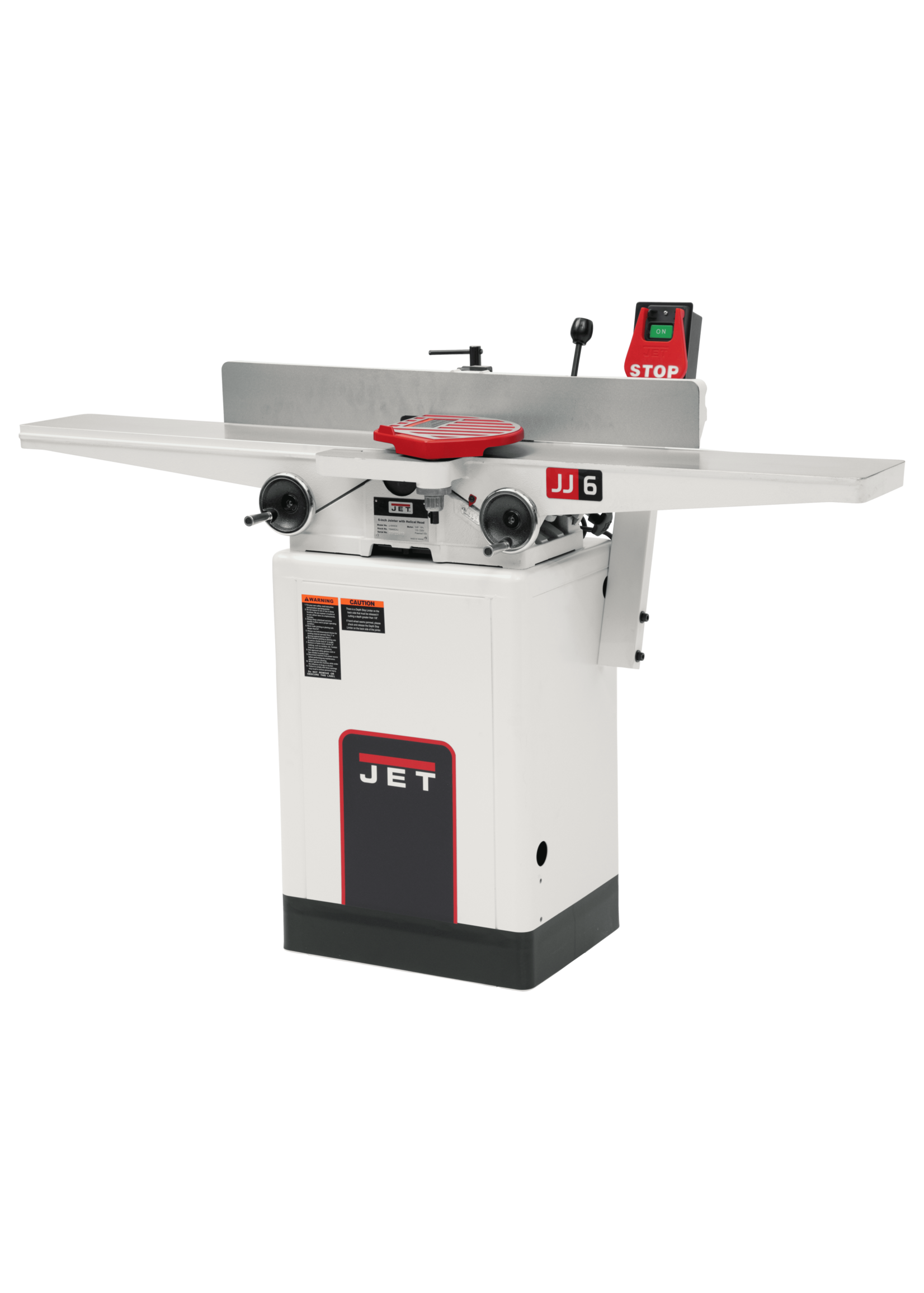 Jet 708466DXK JJ-6HHDX 6" Long Bed Jointer with Helical Head Kit