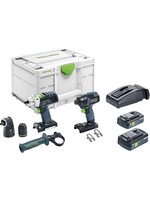 Festool (DISCONTINUED)576490 Screw&drill Set TID18 HPC I-Set PDC18 US