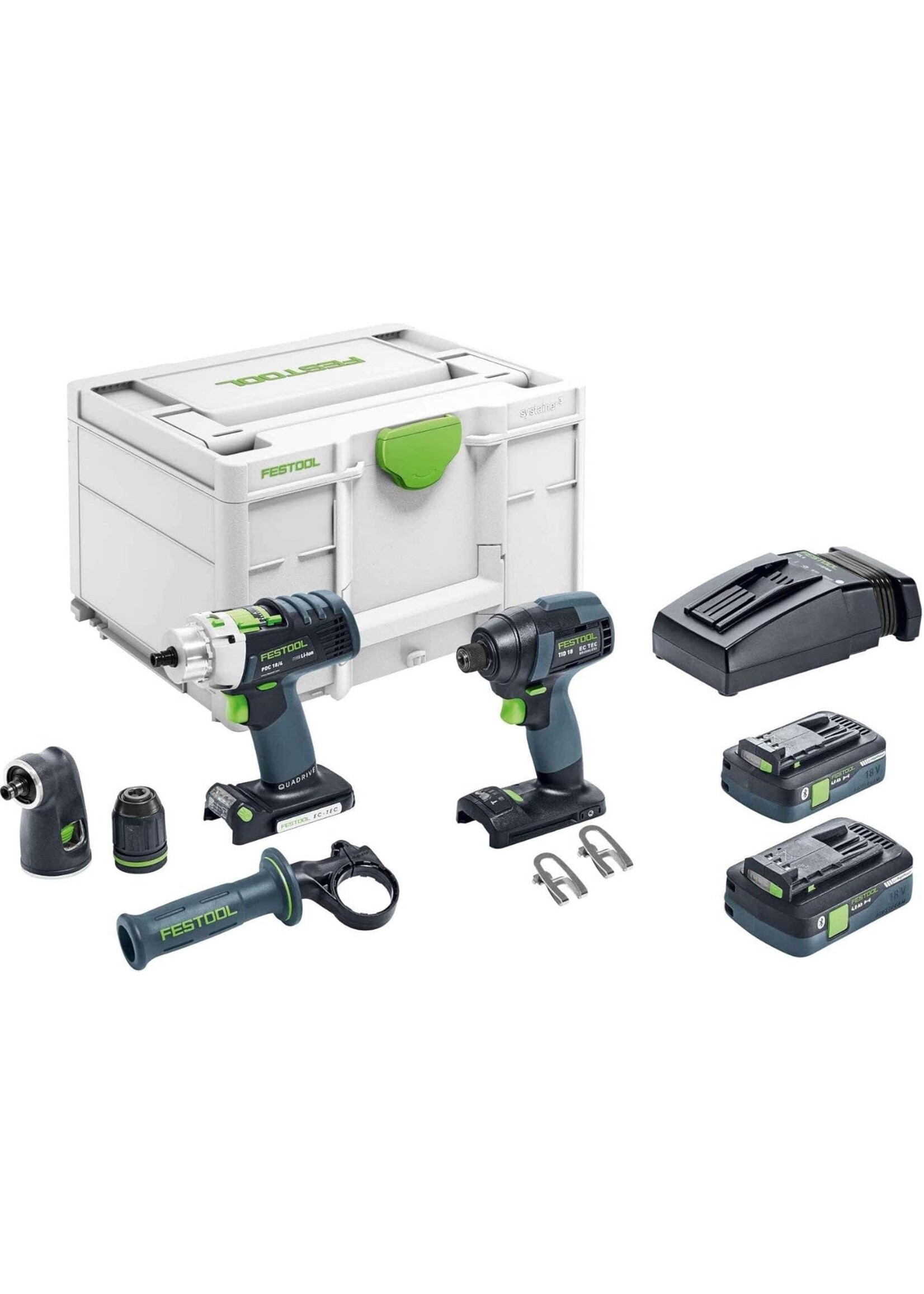 Festool (DISCONTINUED)576490 Screw&drill Set TID18 HPC I-Set PDC18 US