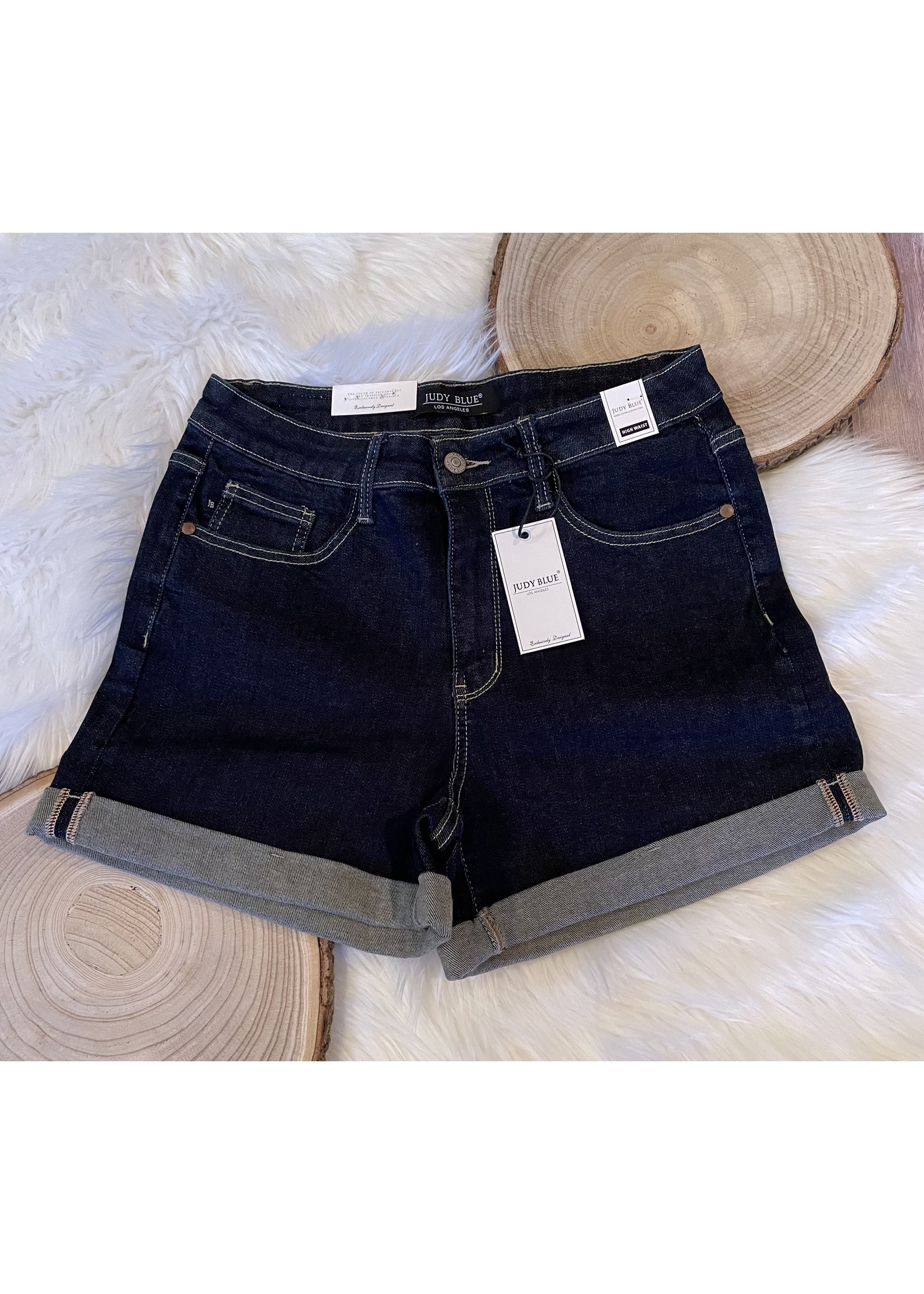 Judy Blue Dark Cuffed Shorts