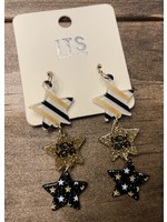 New Years Star Earrings