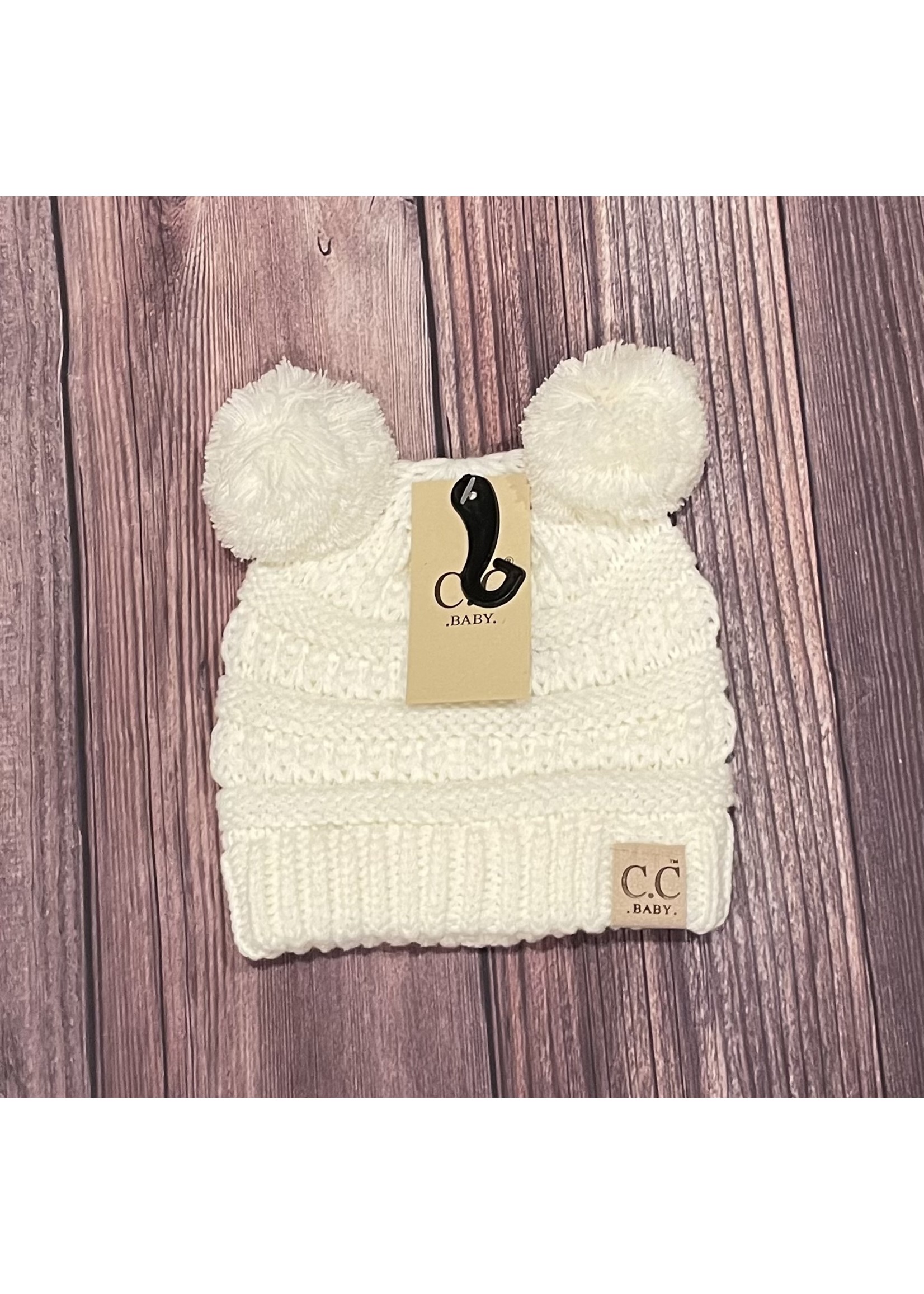 C.C. Baby Pom Pom Hat