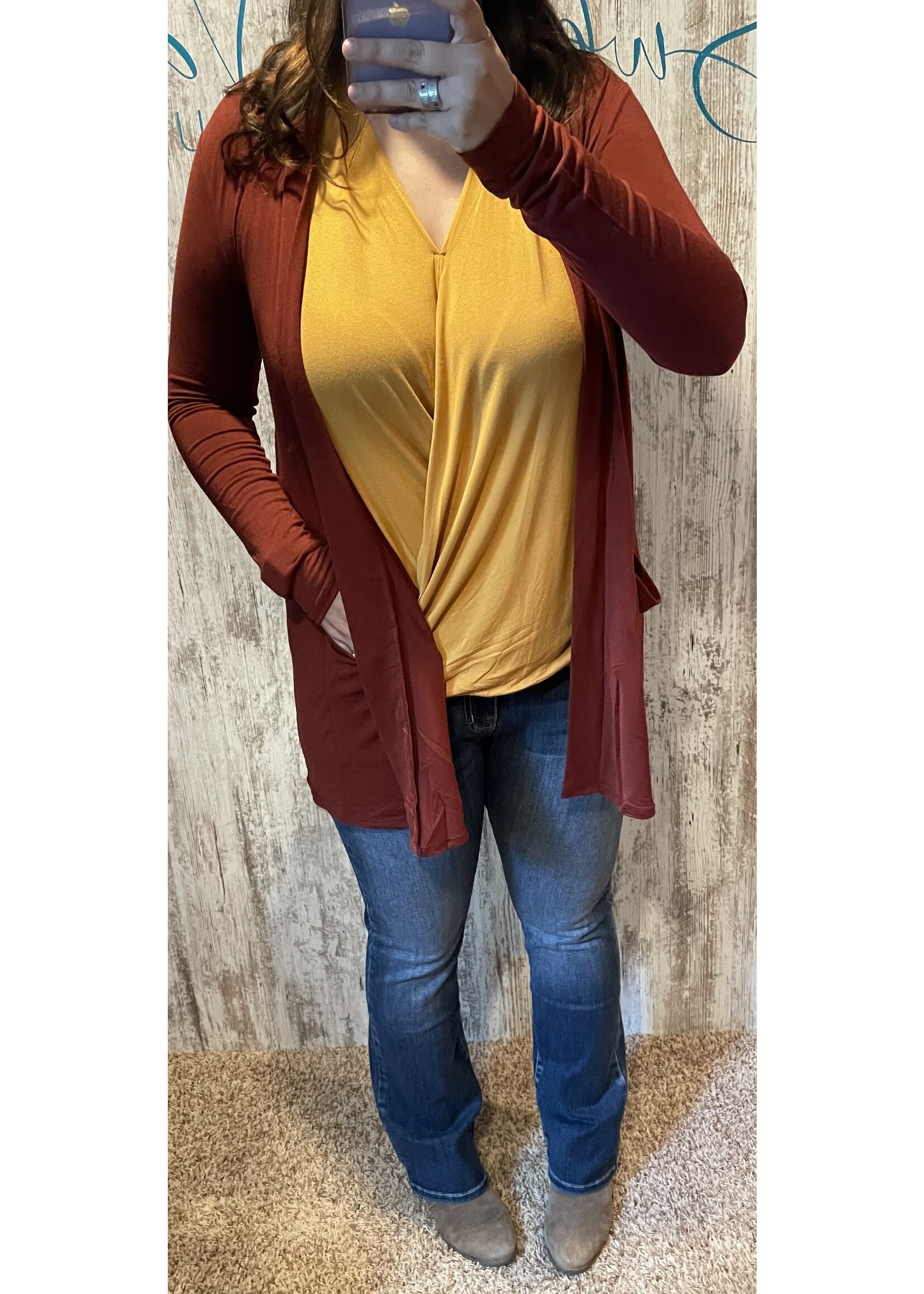 Lightweight Cardigan with Front Pockets