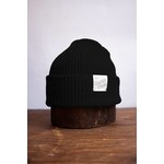 Black Recycled Cotton Watchcap