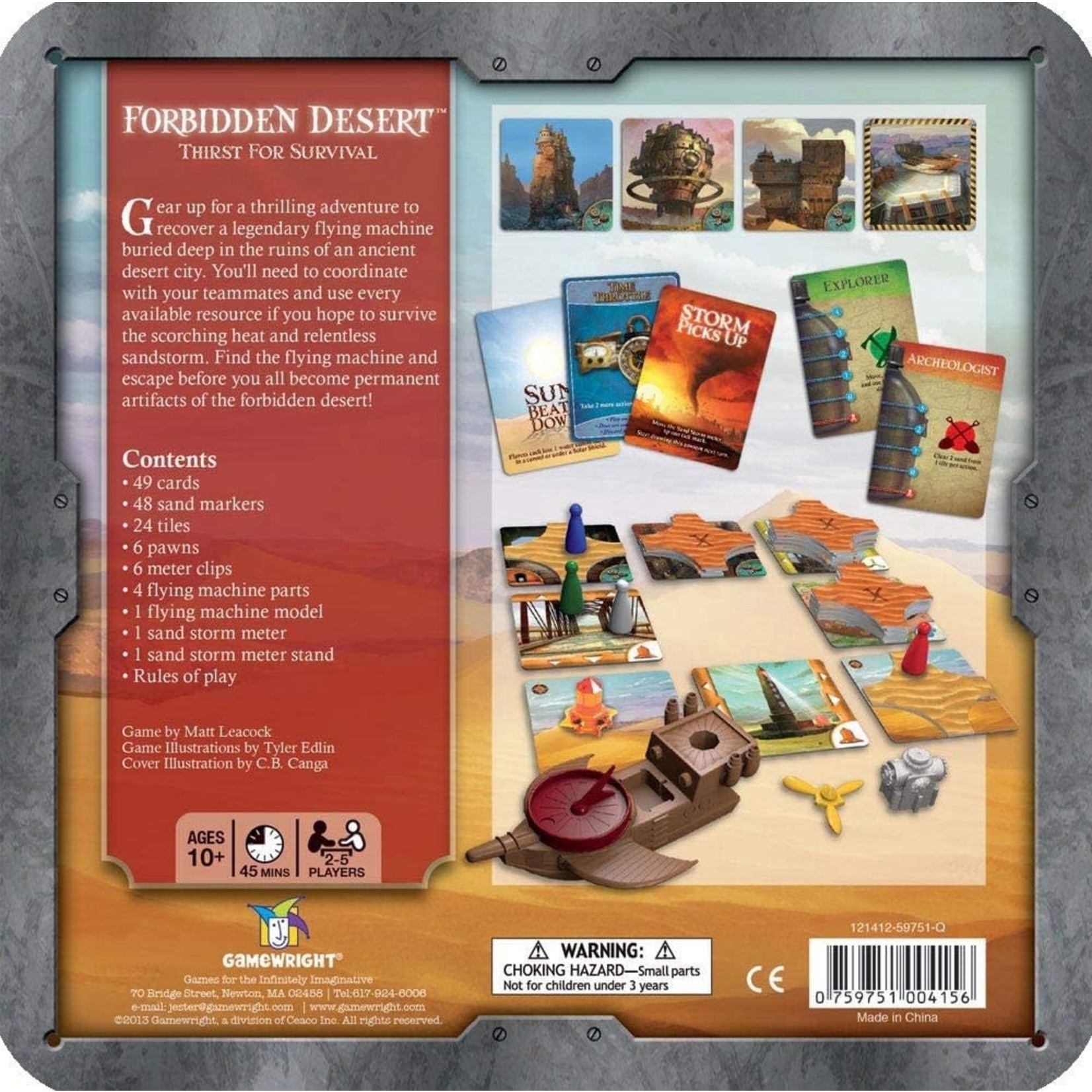 Gamewright Forbidden Desert™ Thirst for Survival (10+)