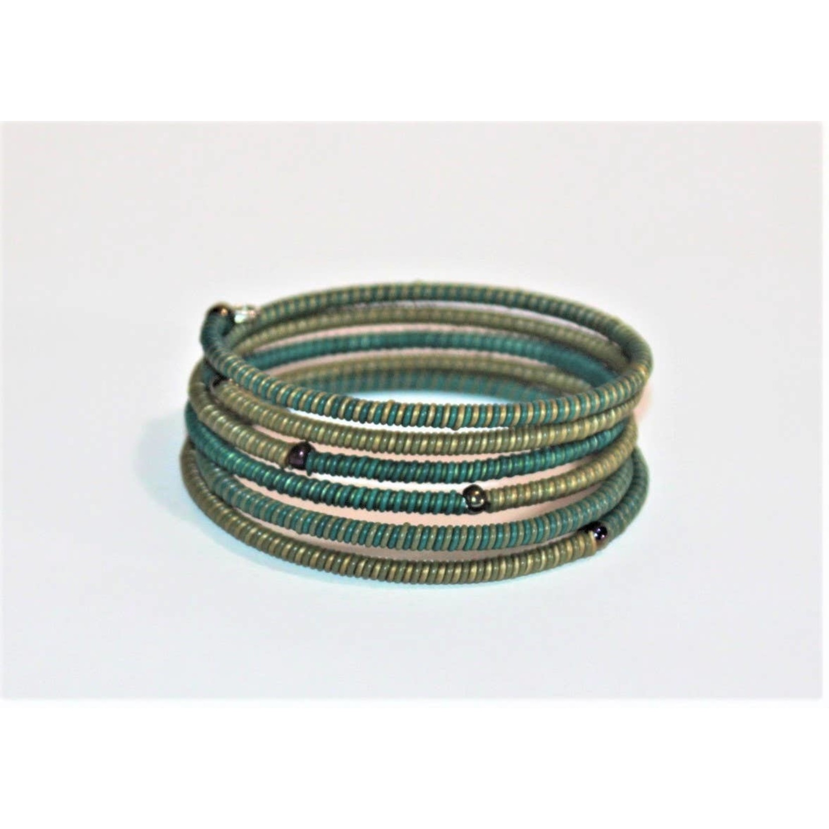 Spiral Bracelet Striped