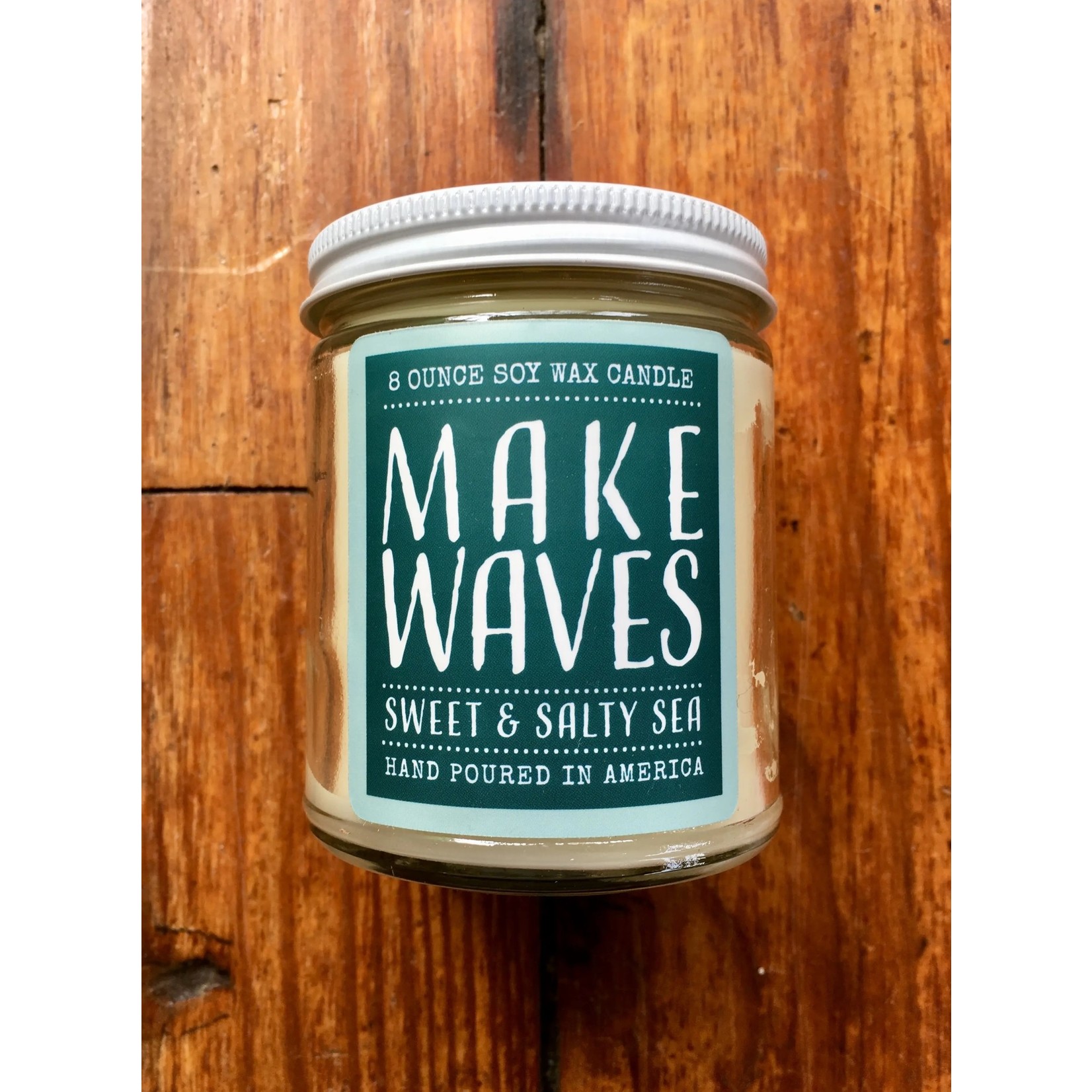 Make Waves Candle 8oz: Sweet & Salty Sea