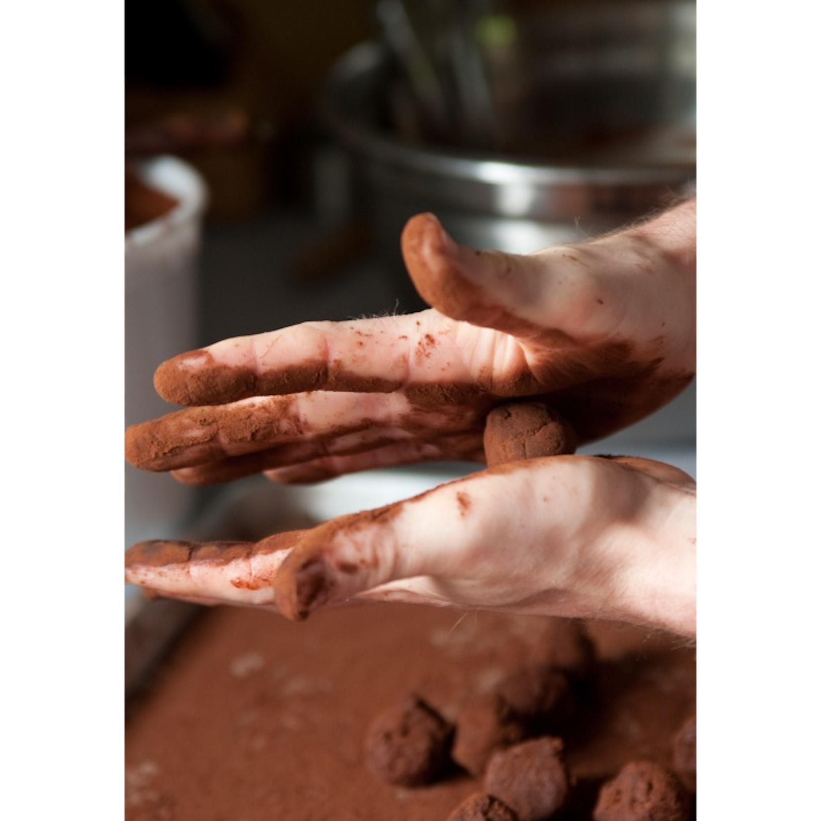 Dark Chocolate Vanilla & Maple Truffles (4 Piece Box)