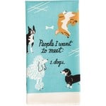 Blue Q People To Meet: Dogs - Dish Towel