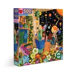 eeboo Bookstore Astronomers 500 Piece Square Puzzle
