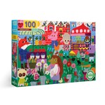 eeboo Green Market 100 Piece Puzzle