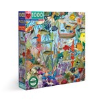 eeboo Gems and Fish 1000 Piece Square Puzzle