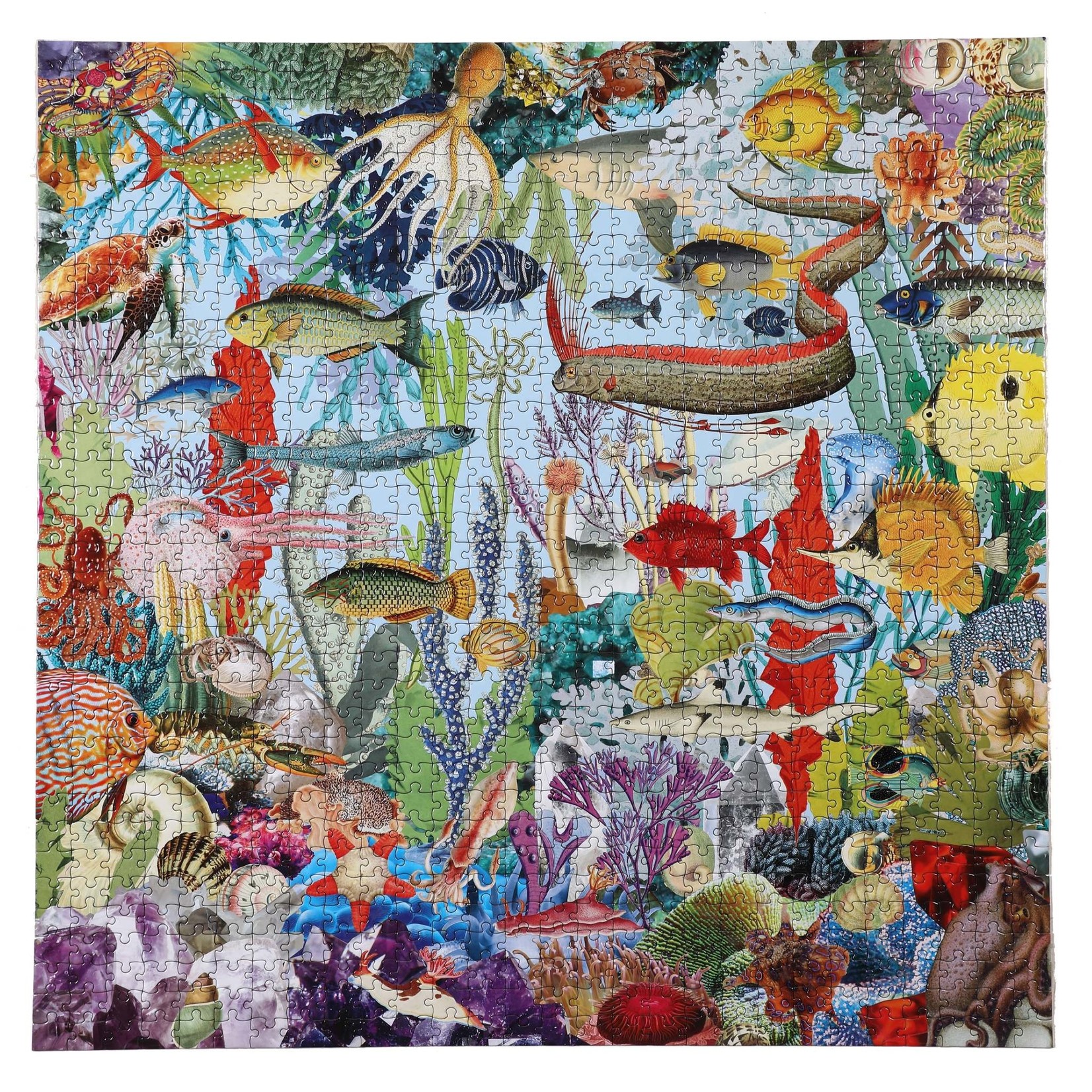 eeboo Gems and Fish 1000 Piece Square Puzzle