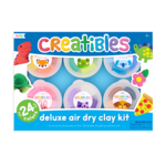 OOLY Creatibles D.I.Y. Air Dry Clay Kit (Set of 24 Colors)