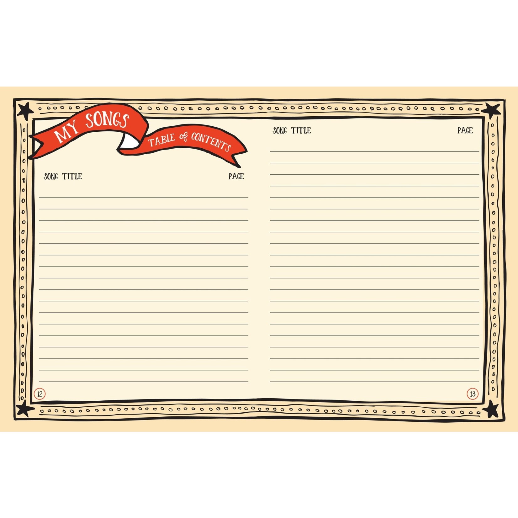 Peter Pauper Press Bookbound Journal: Songwriter's