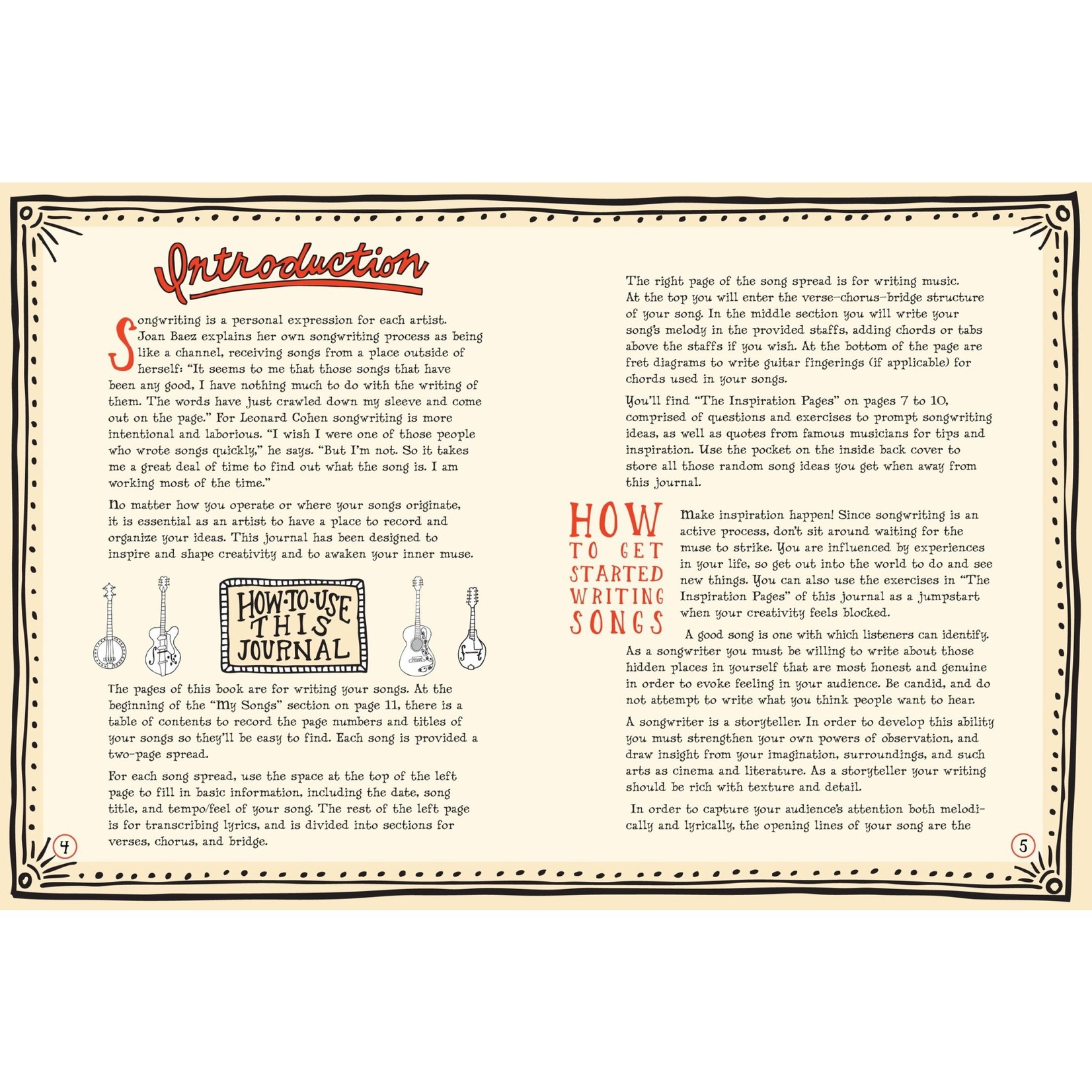 Peter Pauper Press Bookbound Journal: Songwriter's