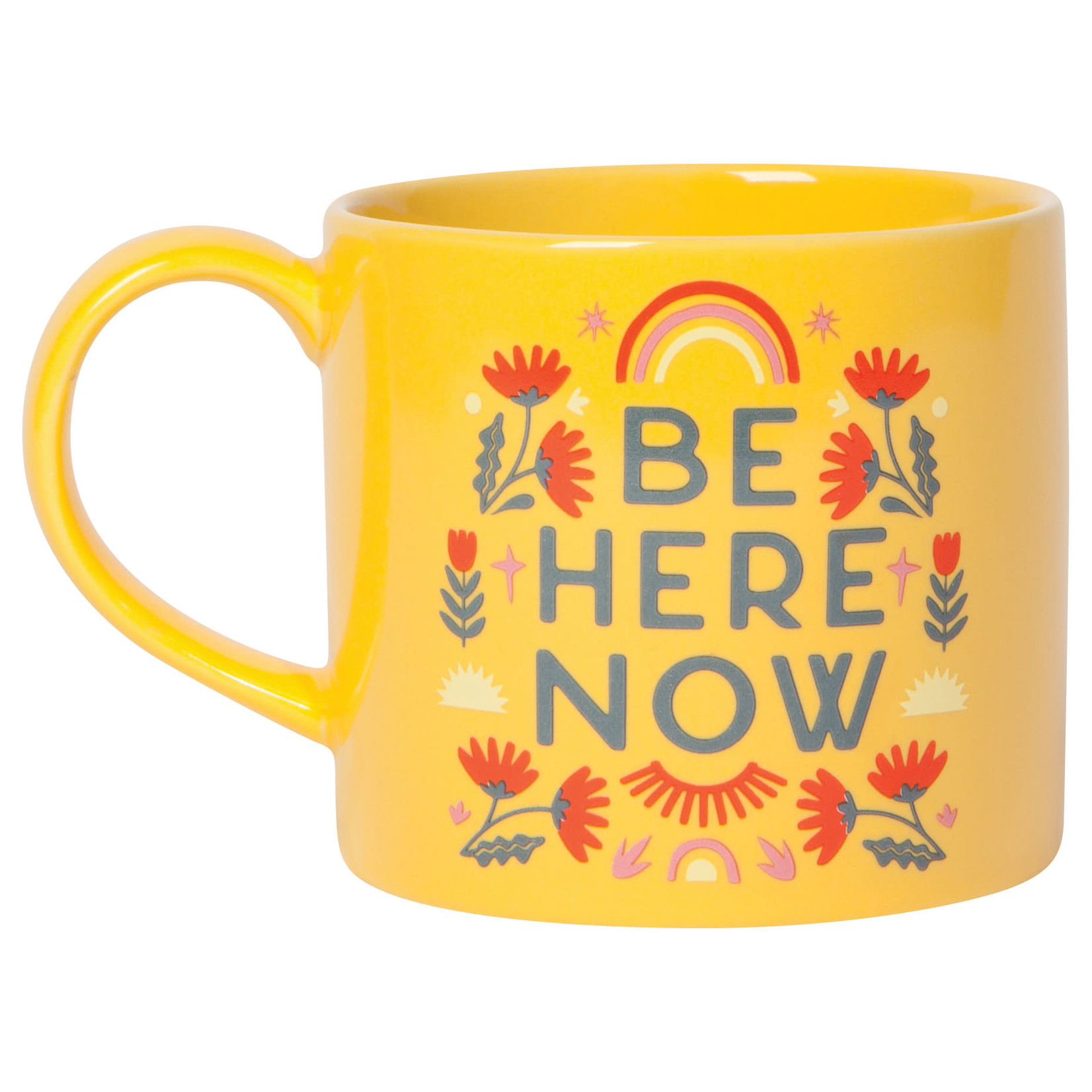 Mug in a box Be Here Now