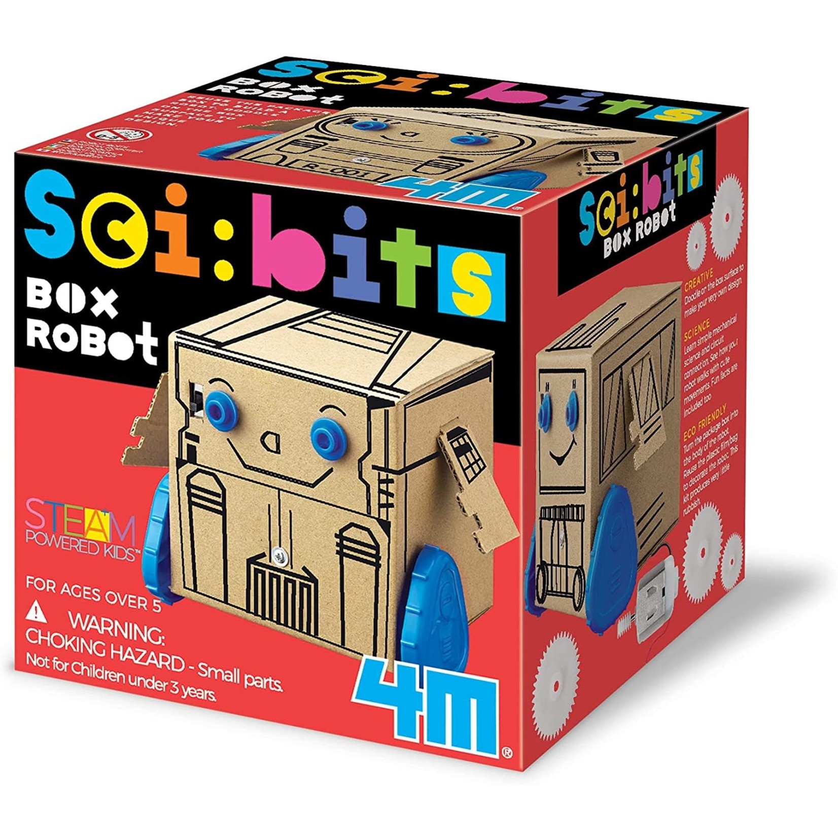 4M Sci:Bits Box Robot STEM Science Kit -  5 yo