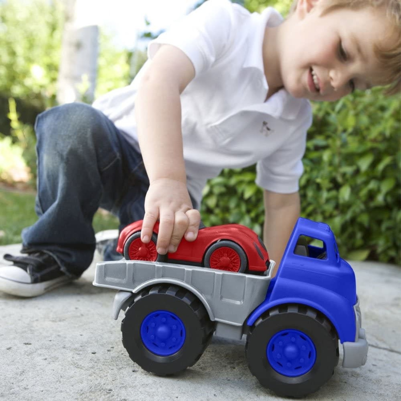 Flatbed Truck w/ Race Car 1+