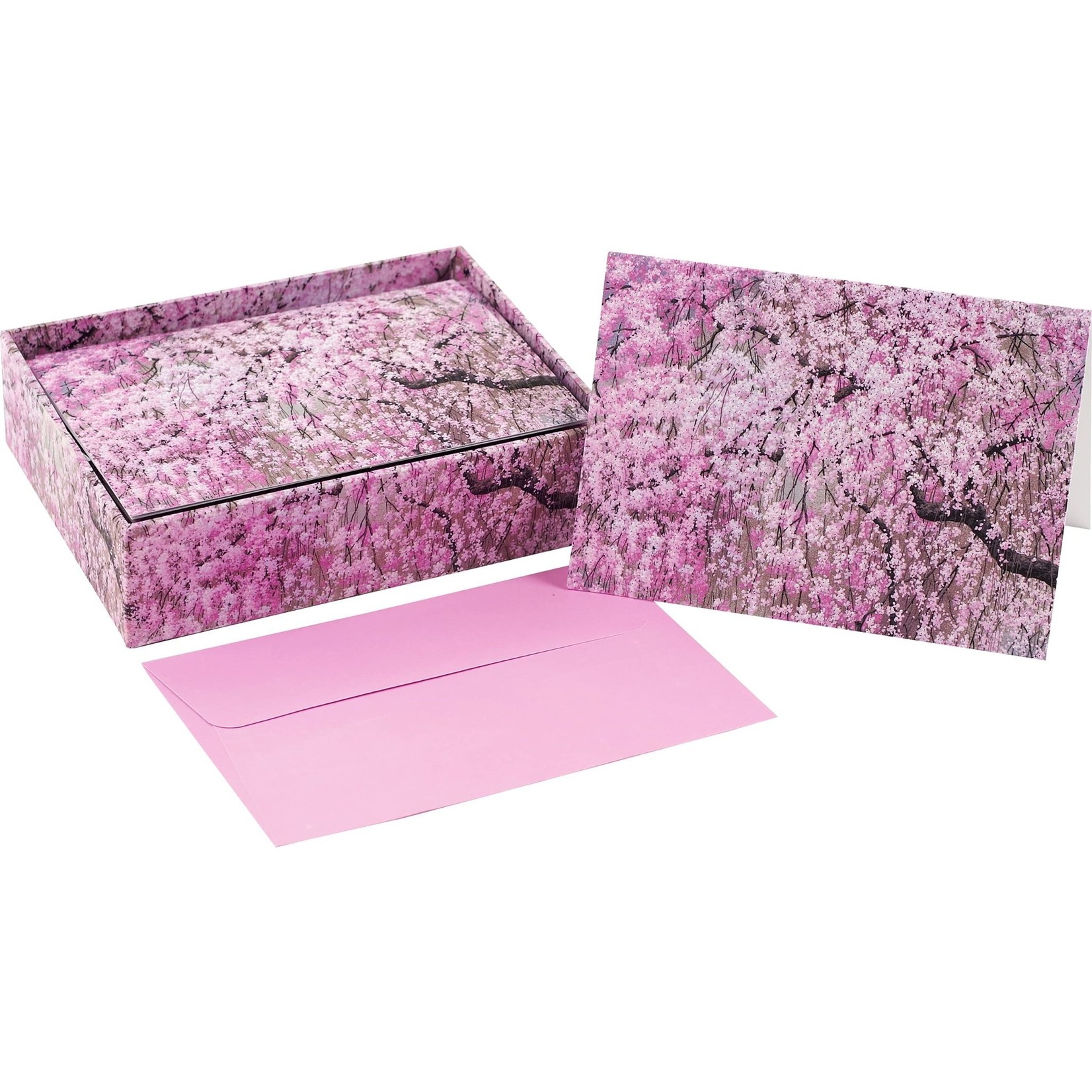 Peter Pauper Press Boxed Note Cards: Cherry Blossoms