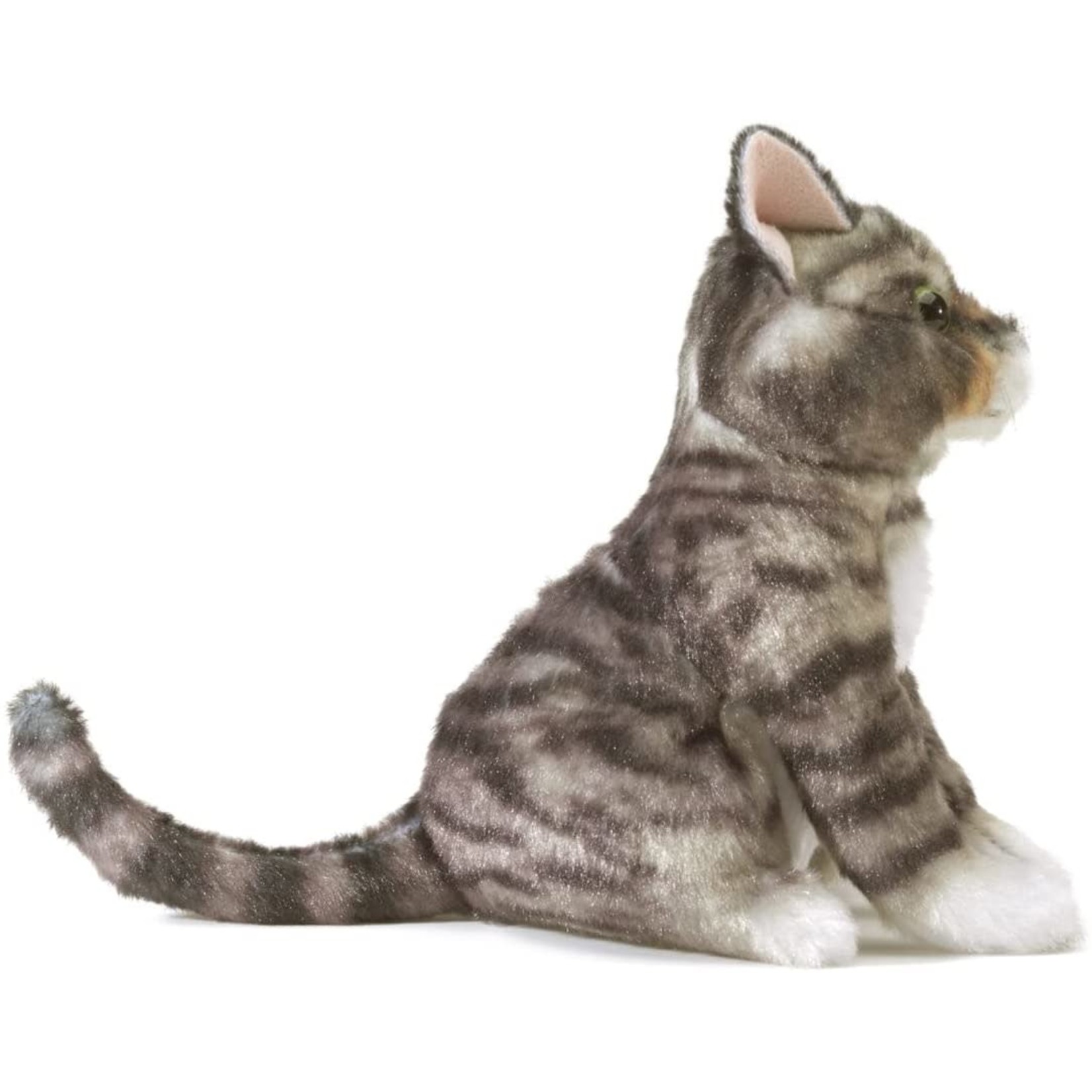 Mini Tabby Cat Finger Puppet