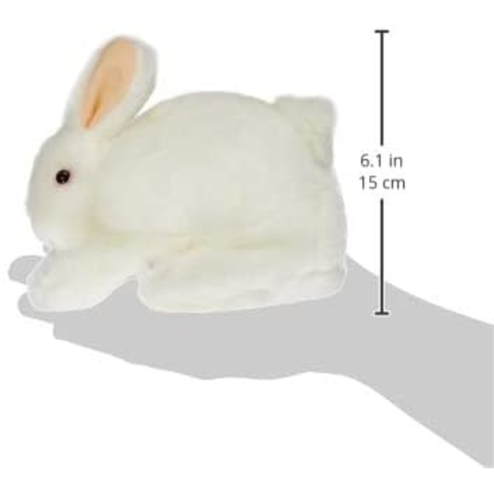 White Bunny Rabbit Hand Puppet
