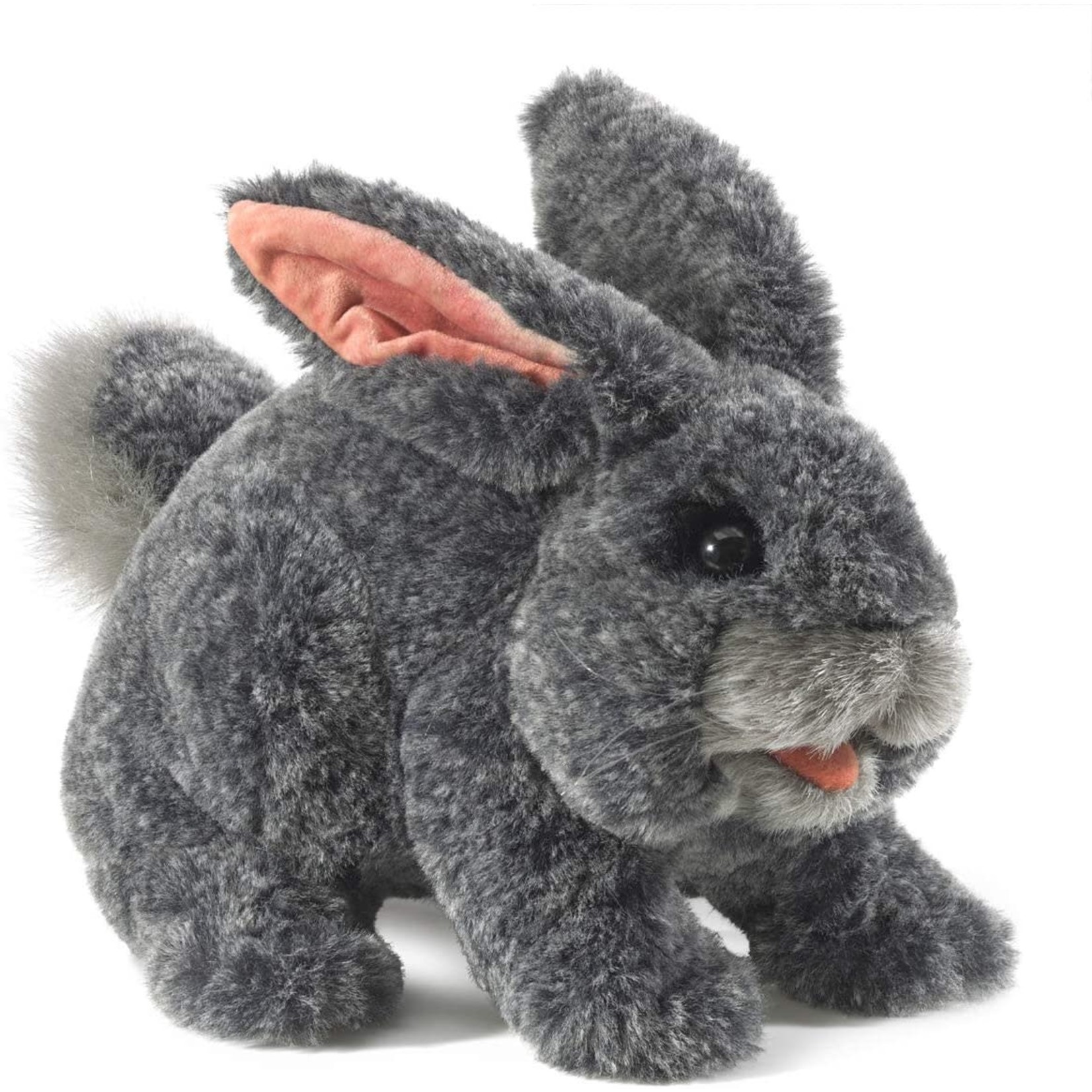 Gray Bunny Rabbit Hand Puppet