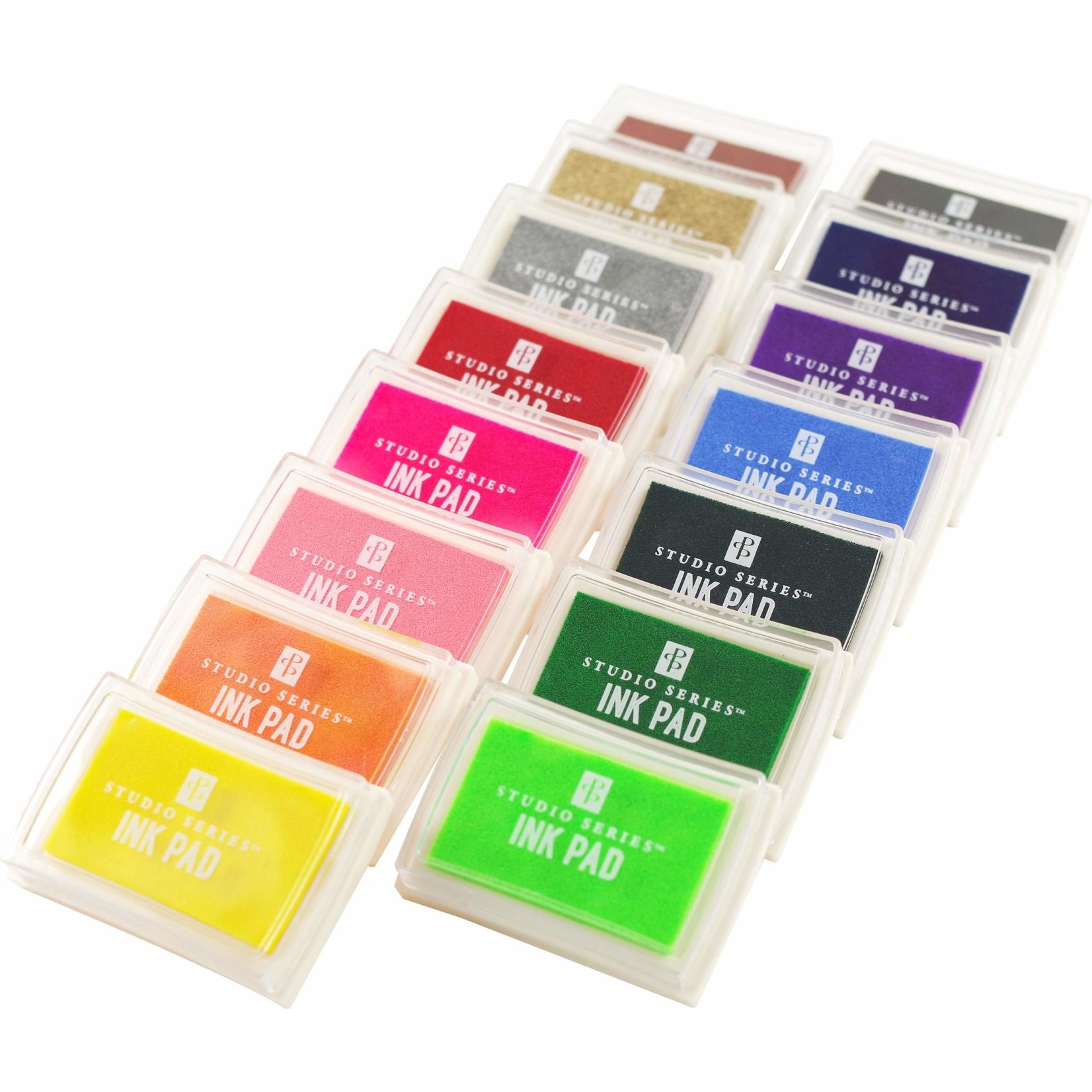 Peter Pauper Press PPsp - Studio Series Ink Pad Set (15 colors)