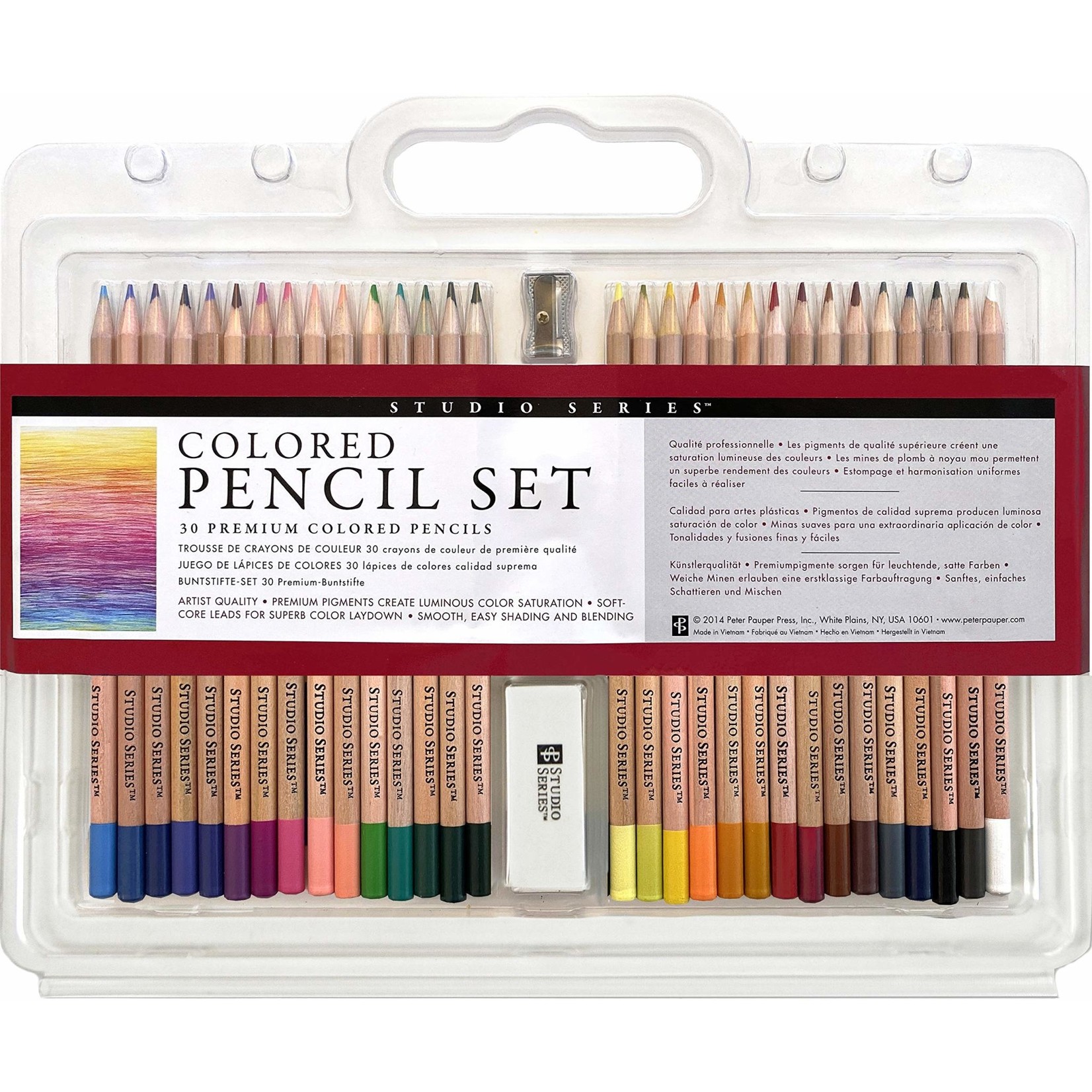 Peter Pauper Press Studio Series - Colored Pencils (30-piece set)