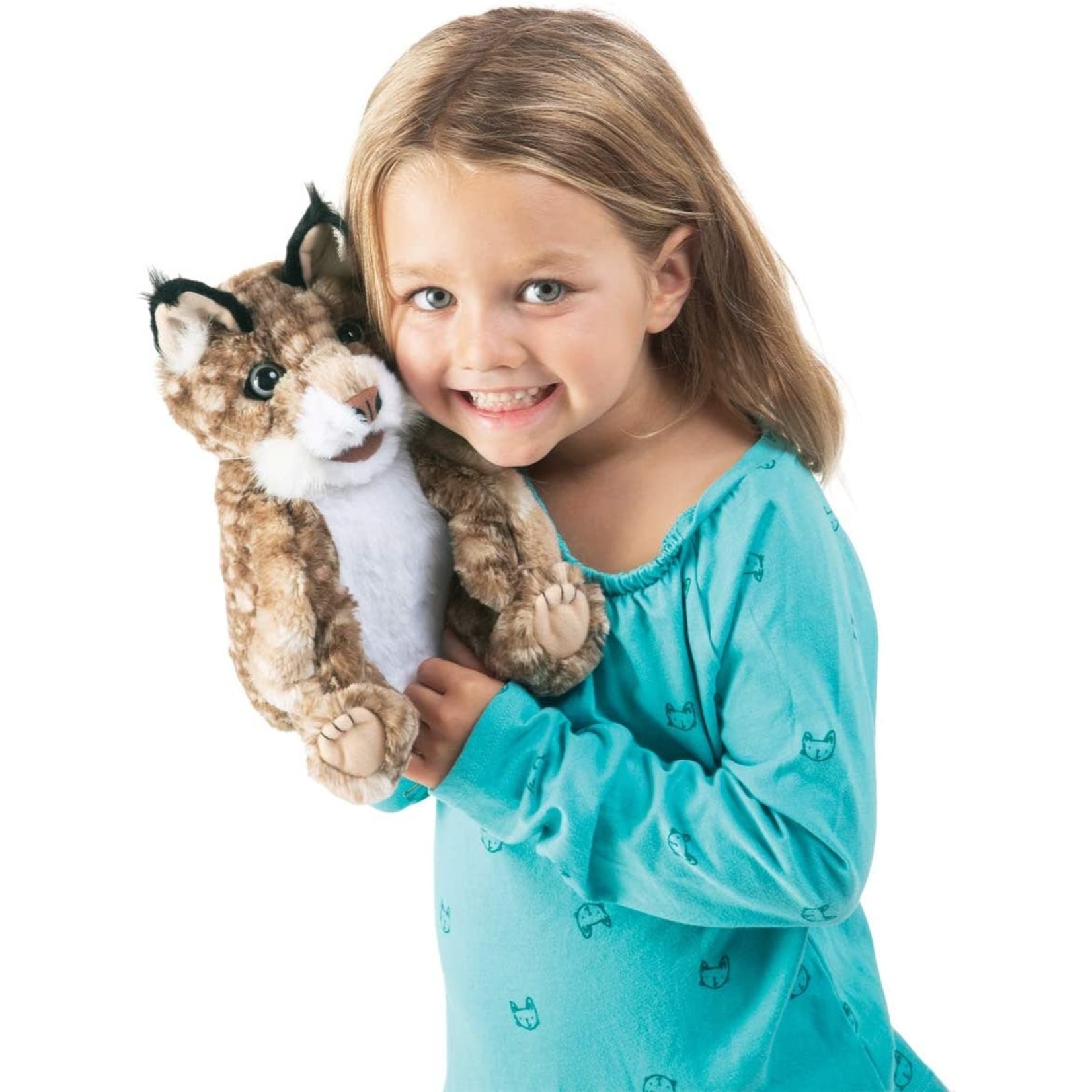 Bobcat Kitten hand puppet