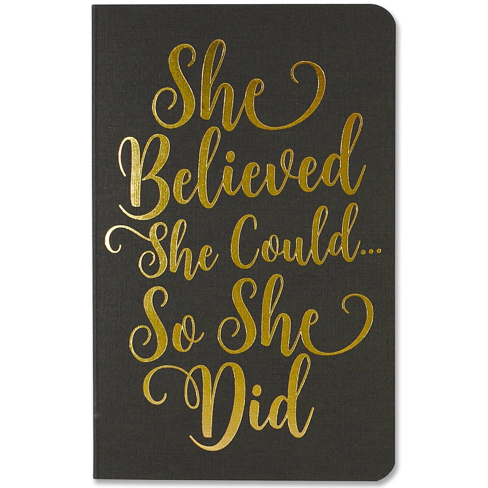 Peter Pauper Press Jotter Notebooks: She Believed She Could (3-pack) (Dot Grid Pattern))