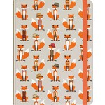 Peter Pauper Press Medium Journal: Dapper Foxes