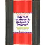 Peter Pauper Press Internet Logbook (Large, Black)