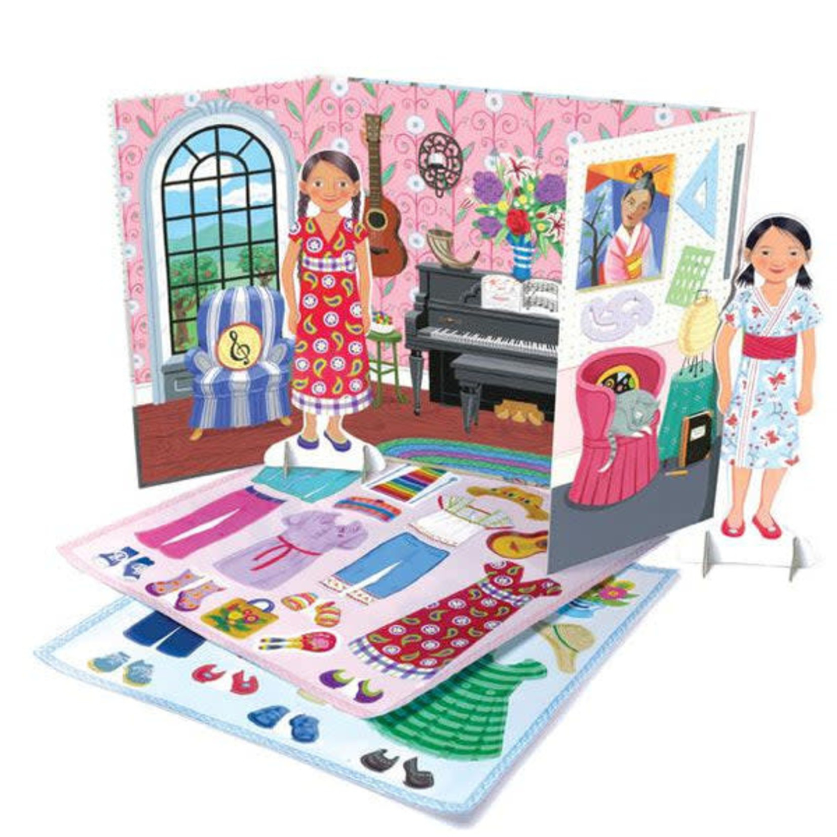 eeboo Musician & Artist Paper Doll Set 5+