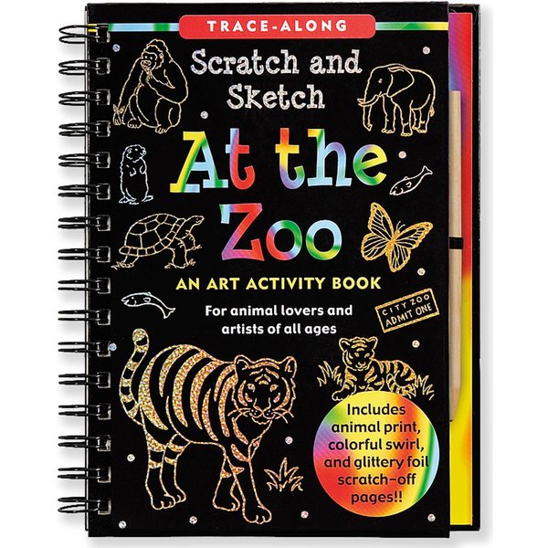 Scratch & Sketch, Sloths & Friends (Trace-Along) - Maxima Gift and Book