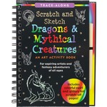 Peter Pauper Press Scratch & Sketch, Dragons & Mythical Creatures (Trace-Along)